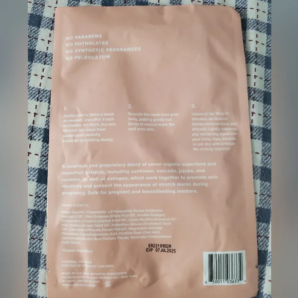 Ever Eden Soothing Belly Mask - Picture 2 of 2